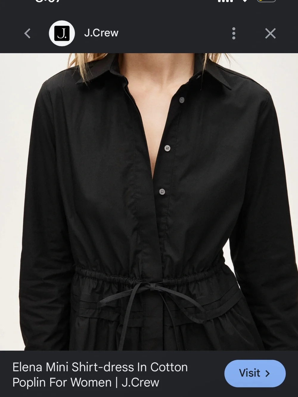 J. Crew streamlined mini